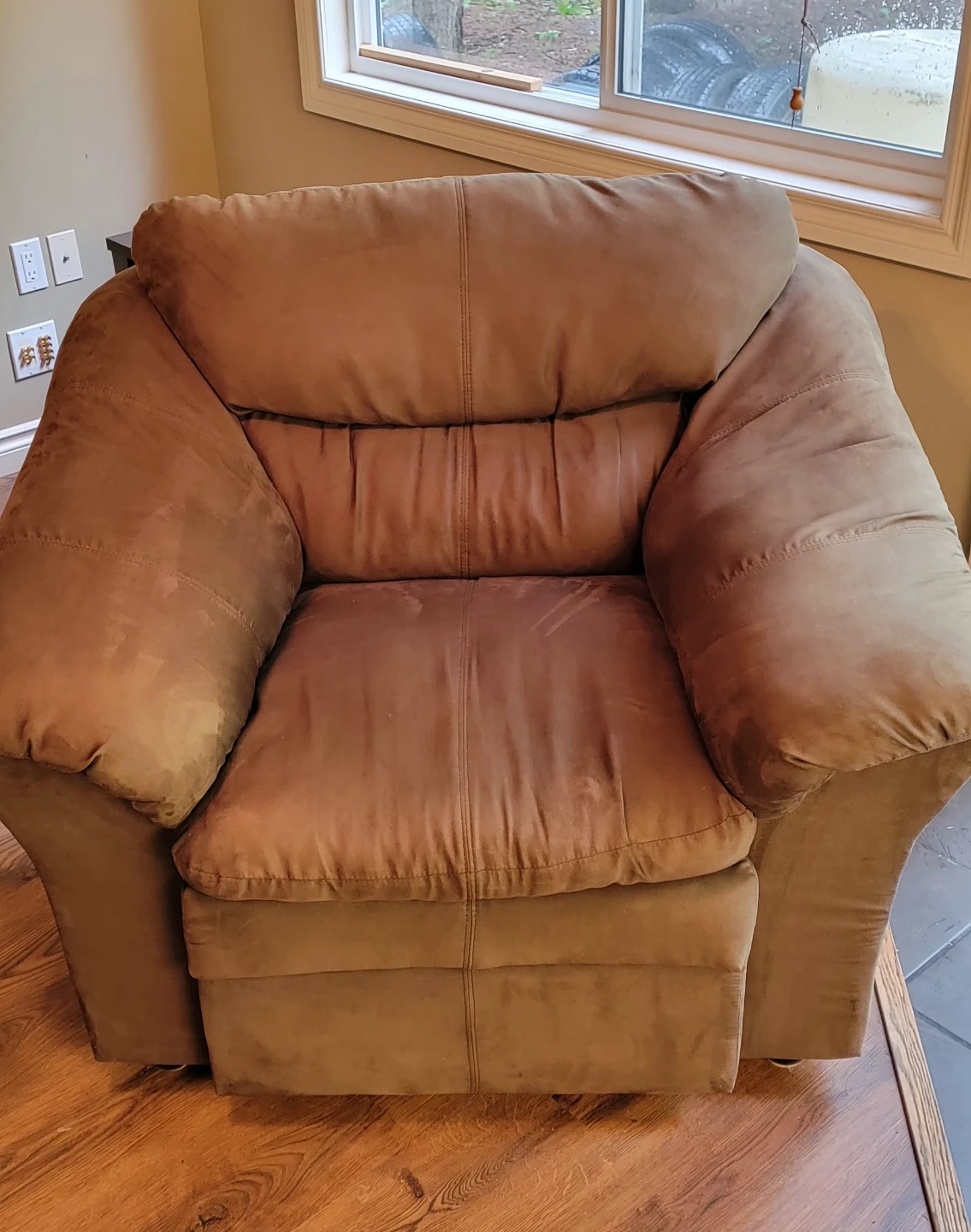 Brown Suede Sofa and Loveseat Set - photo 3