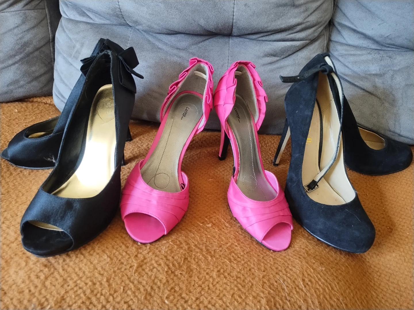 3 pairs of Women heels size 8