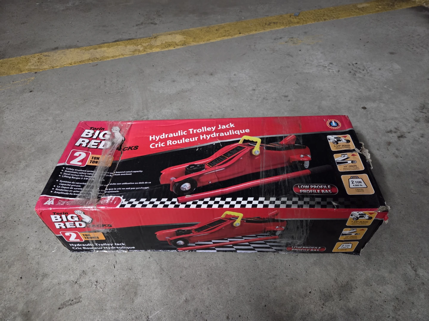 BIG RED Hydraulic Trolley Jack 2 Ton Capacity - photo 2