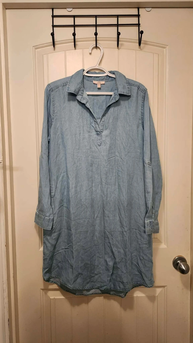 Como Vintage Denim Shirt Dress Size S/CH