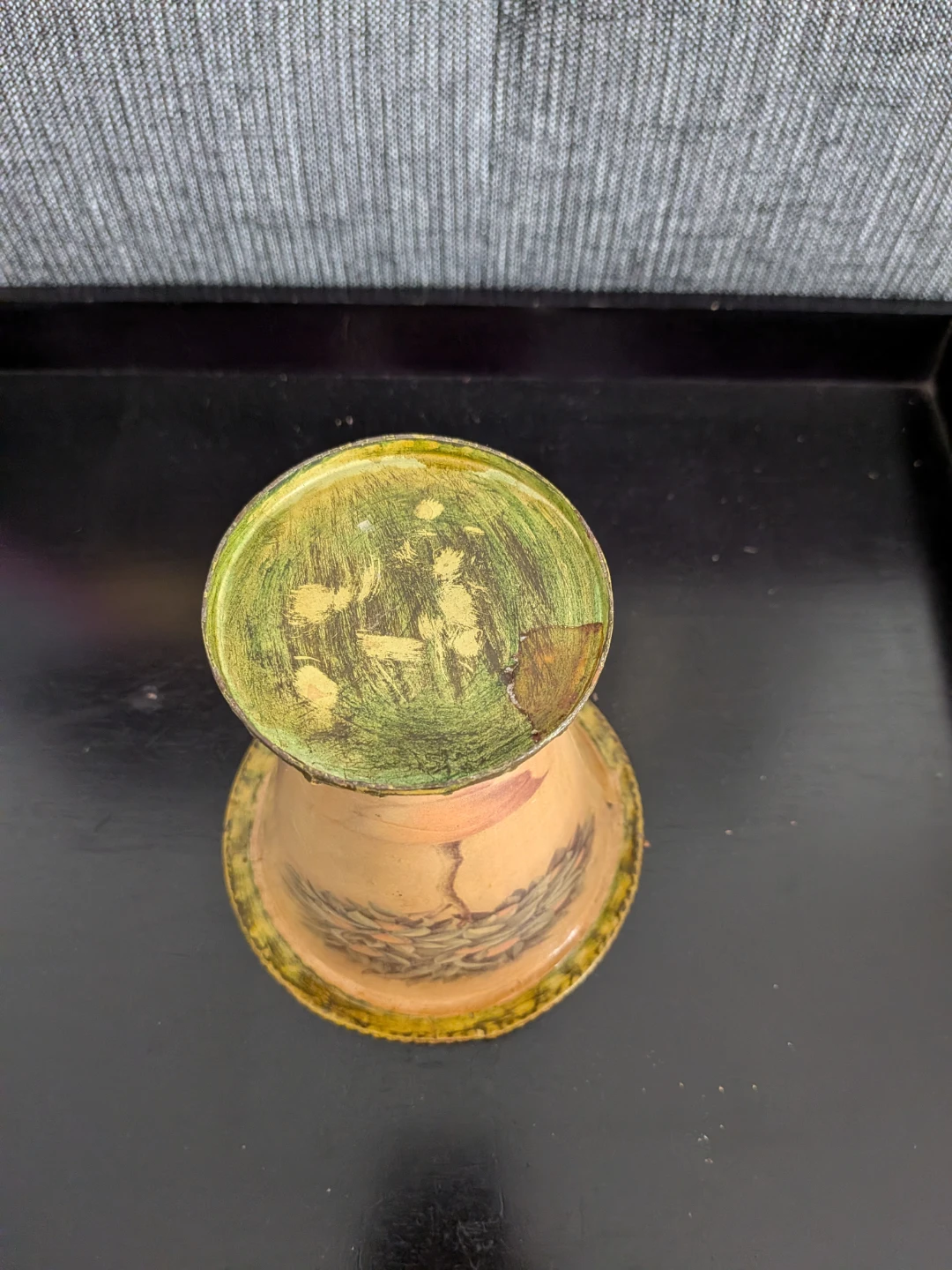 Vintage Decorative Vase with Tree Design - photo 3