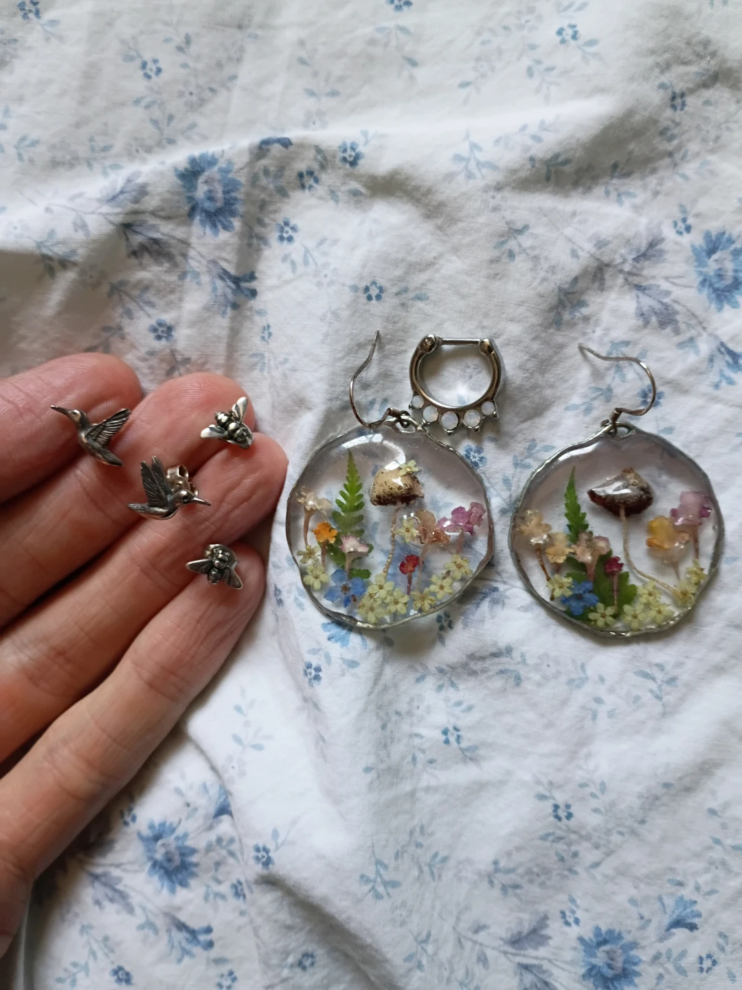 Assorted Earrings and Septum Ring