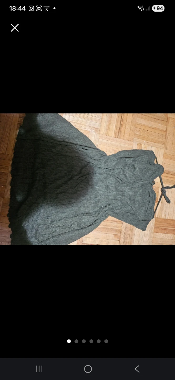 Olive Green Dress with Bolero
