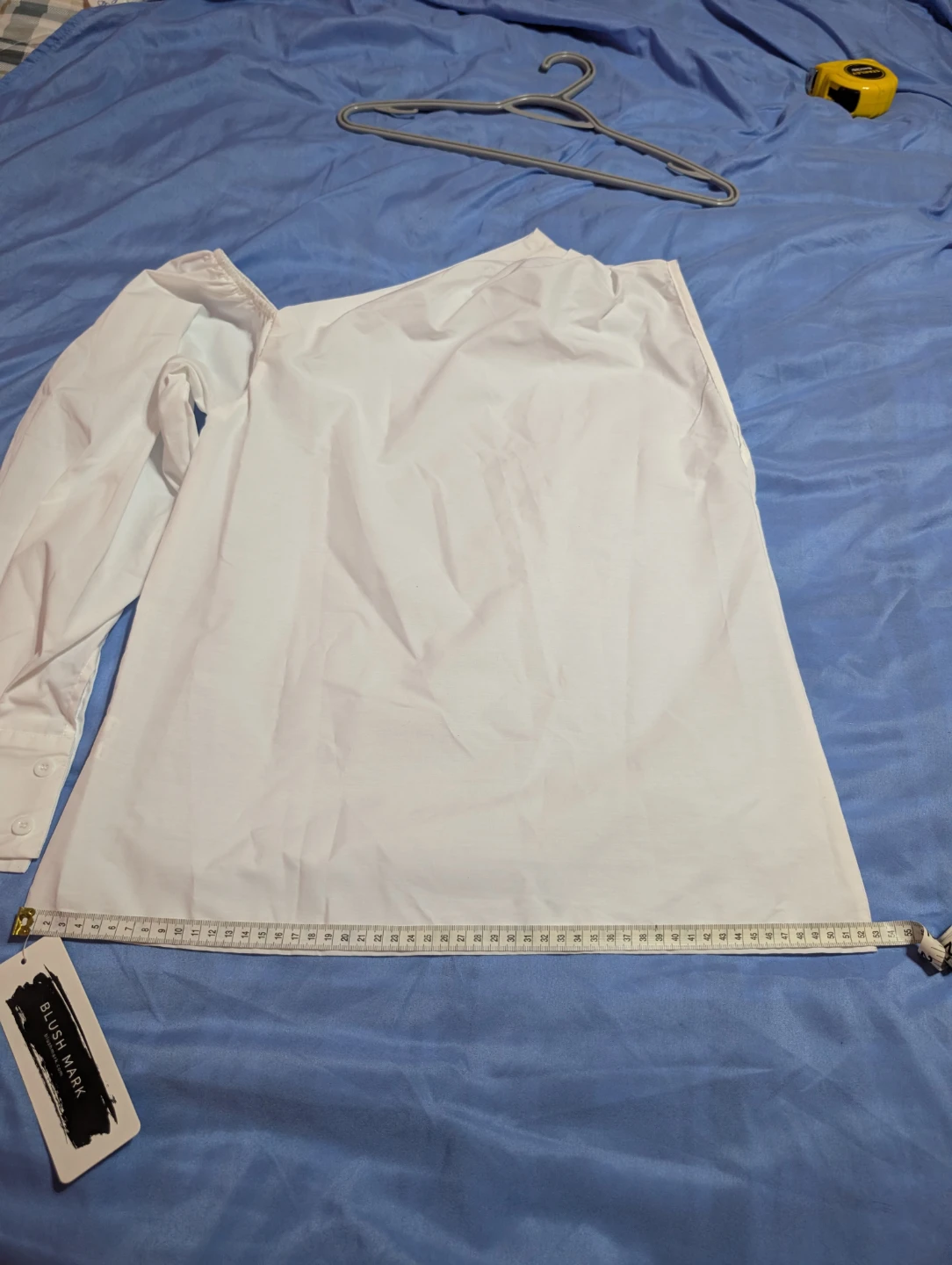 Blush Mark White Blouse - photo 2