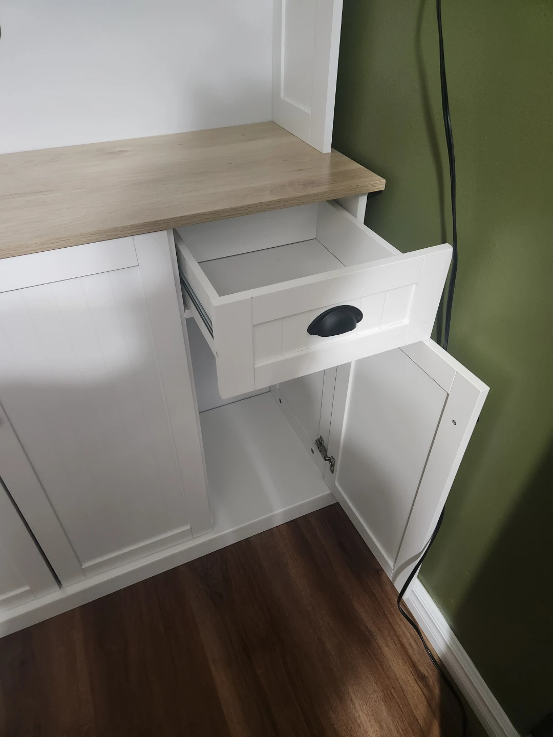 HOMCOM White Kitchen Storage Cabinet - photo 3