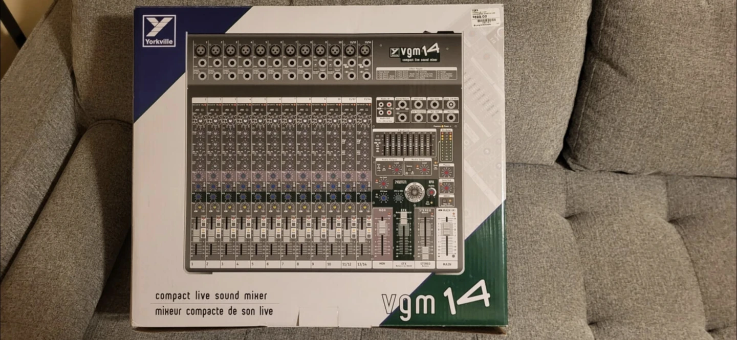 Yorkville VGM 14 Compact Live Sound Mixer