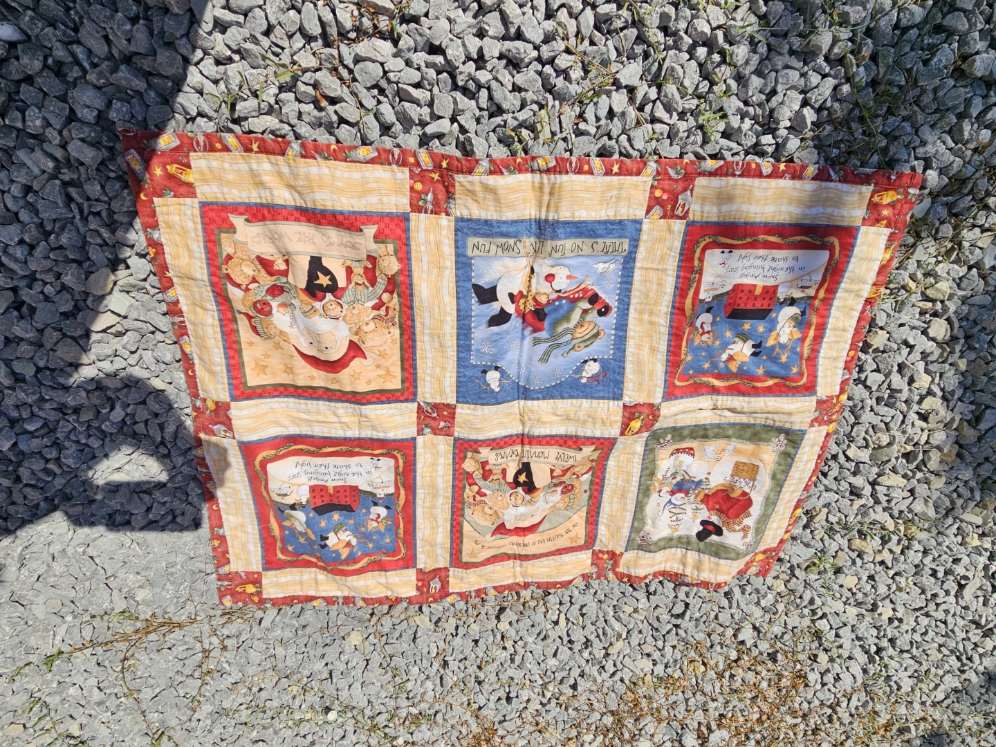 Handmade Christmas Quilt