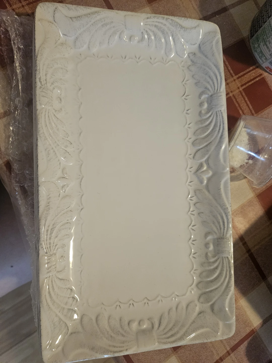 D'Lusso Designs Ceramic Rectangular Platter