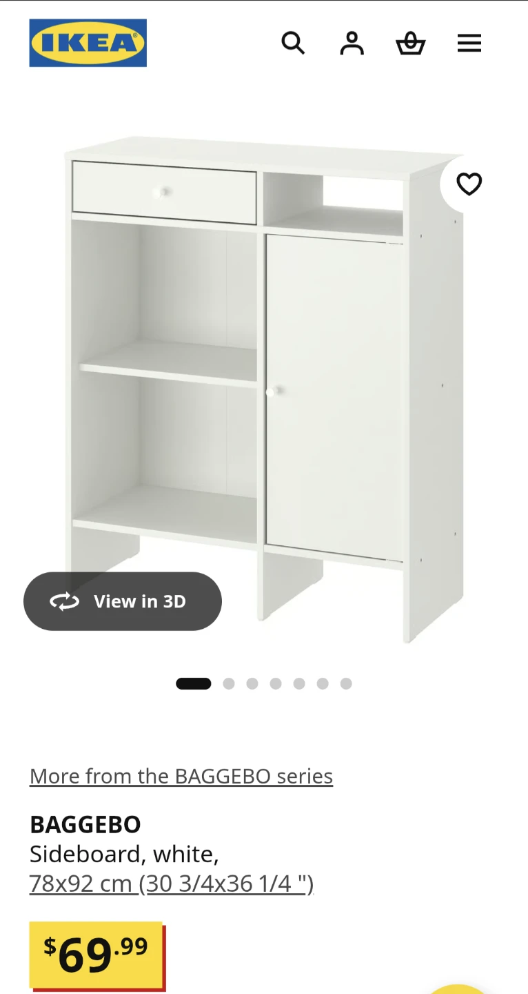 IKEA BAGGEBO Sideboard