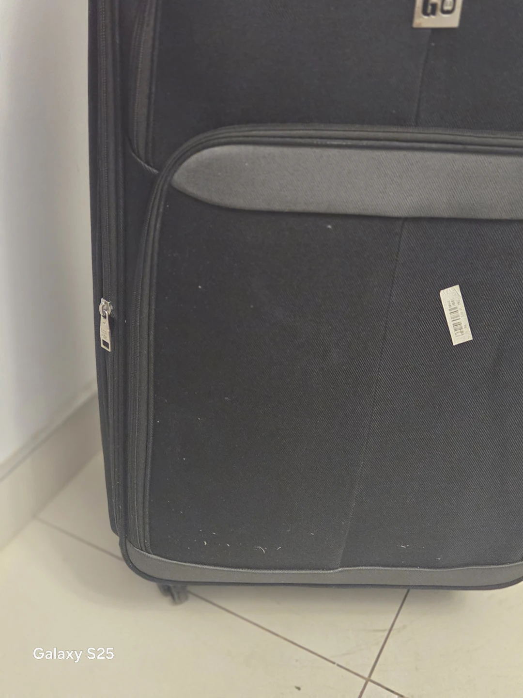 Black GO Luggage Suitcase with Wheels - photo 3