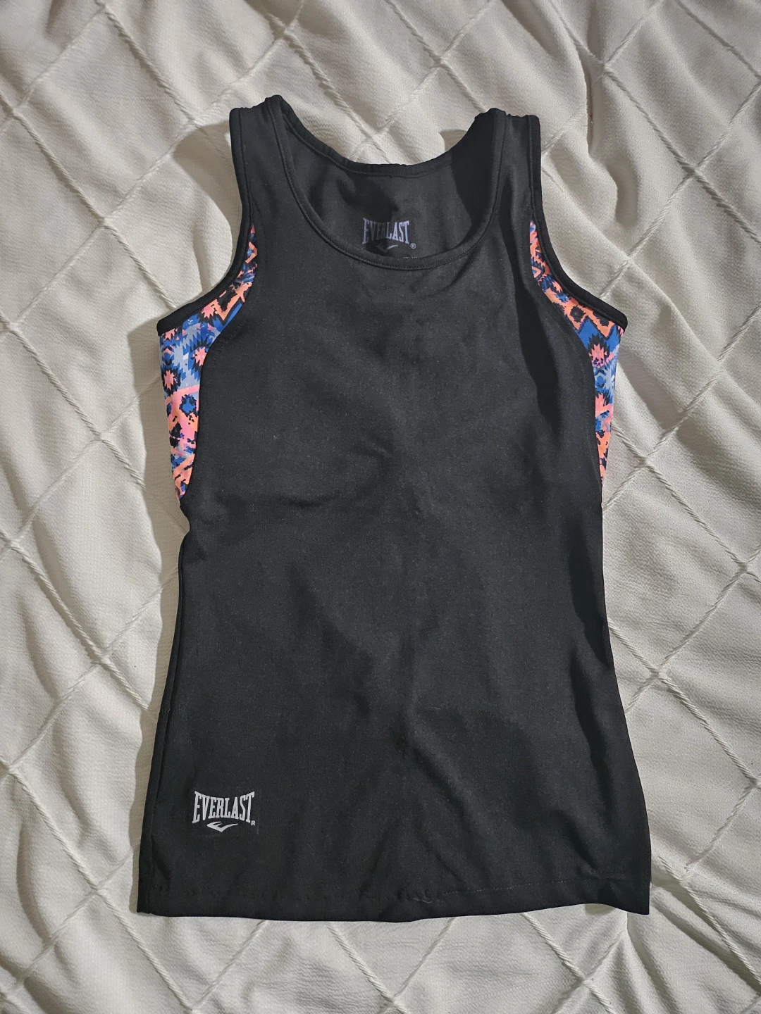 Everlast Women's Athletic Tank Top - Black/Multi-Color - Size M - photo 3