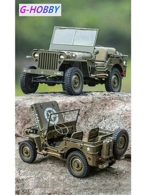 G-Hobby 1/6 Scale Military Jeep Toy - photo 4