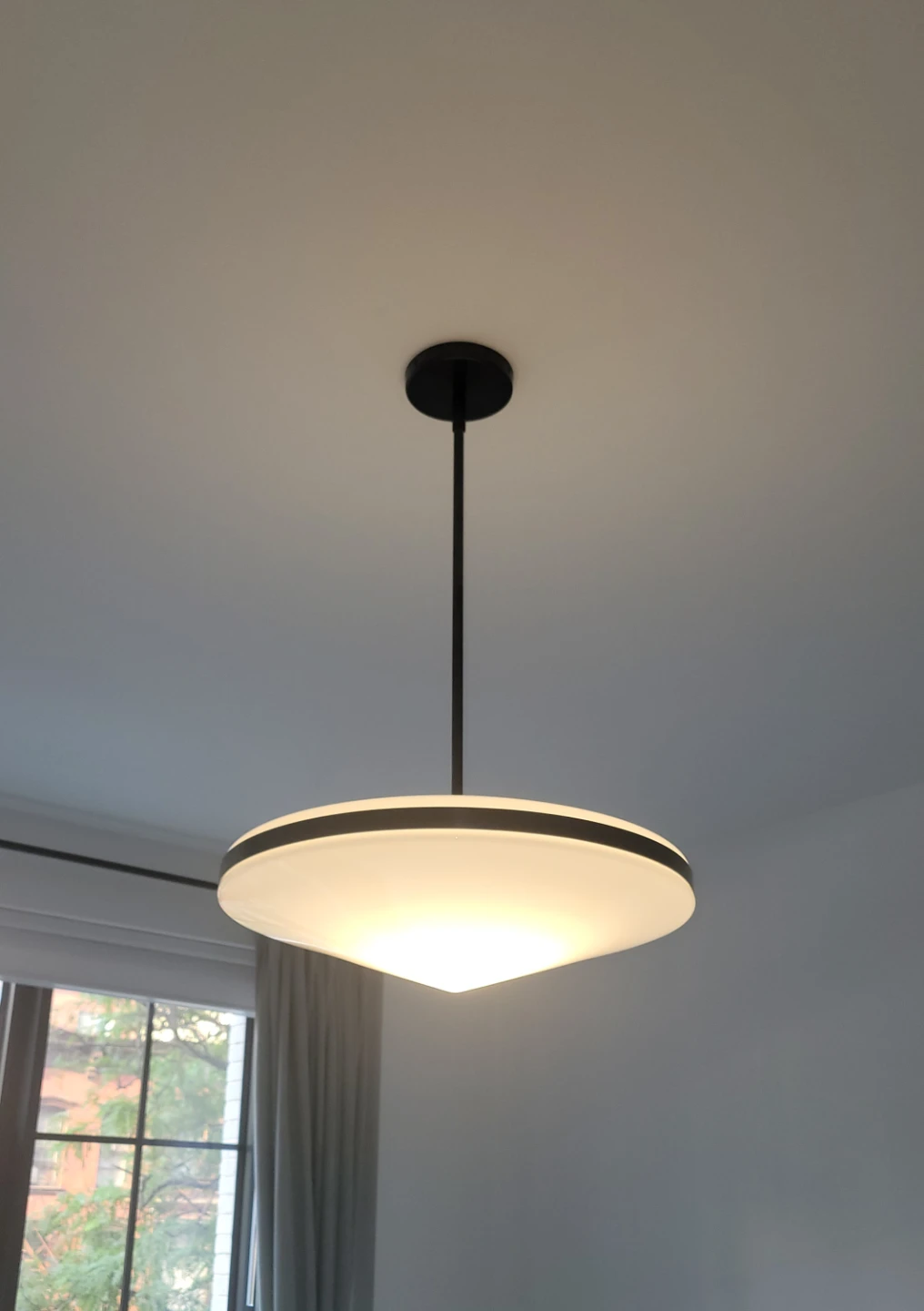 Brand New CB2 Elayna Blackened Brass Pendant Light - In Box! - photo 3