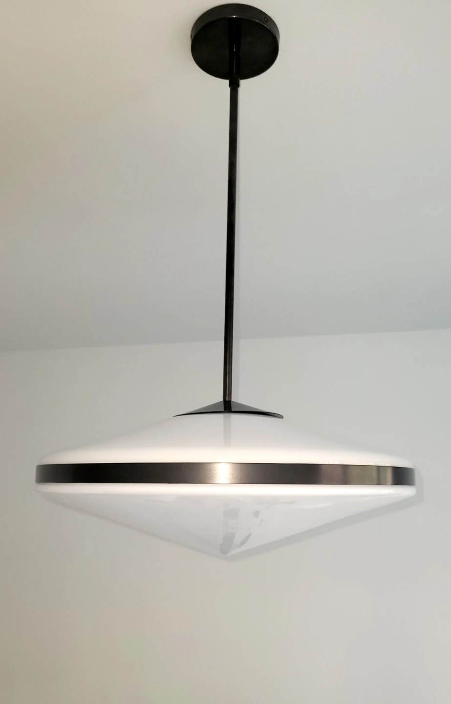 Brand New CB2 Elayna Blackened Brass Pendant Light - In Box! - photo 4