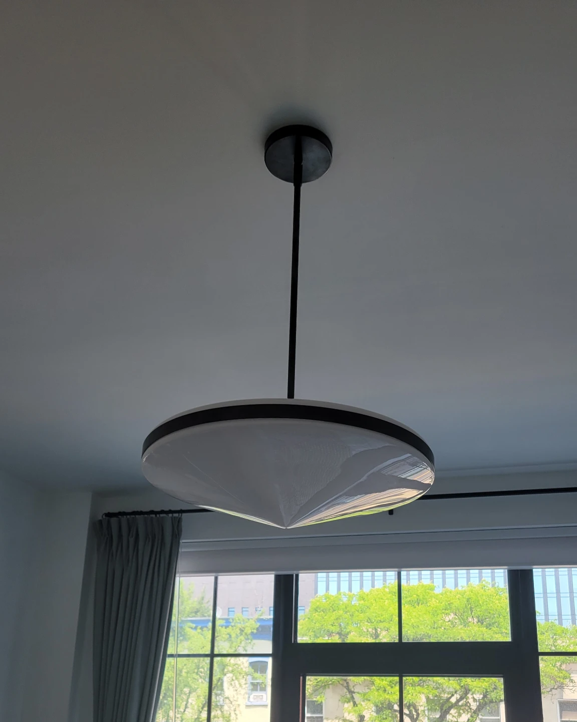 Brand New CB2 Elayna Blackened Brass Pendant Light - In Box! - photo 5