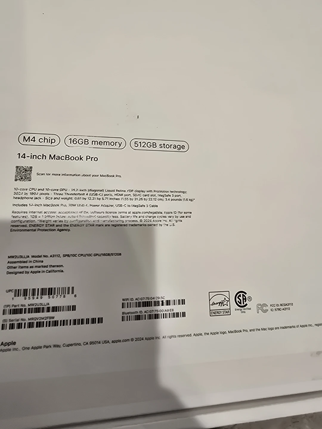 Apple MacBook Pro 14-inch M4 Chip