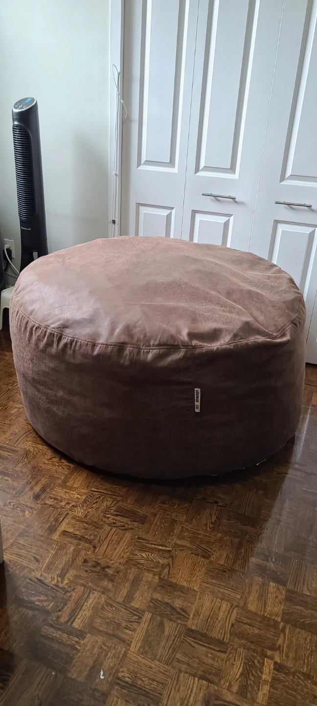 Lounge & Co. Faux Suede Jumbo Lounger,  Bean Bag Chair - photo 2
