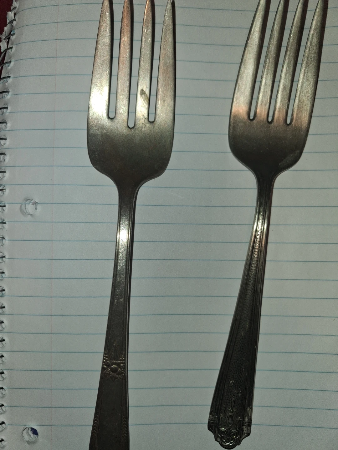 Set of 2 Silver Plated Forks