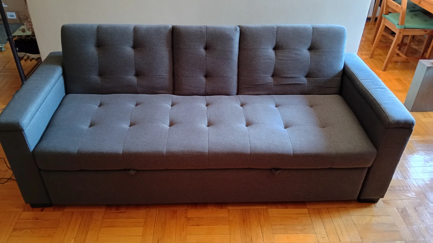 Grey Sofa Bed - photo 2
