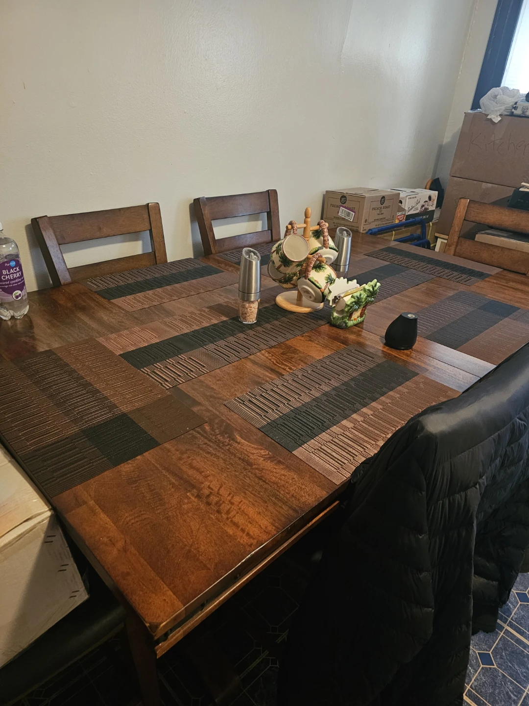 Pub style table and chairs