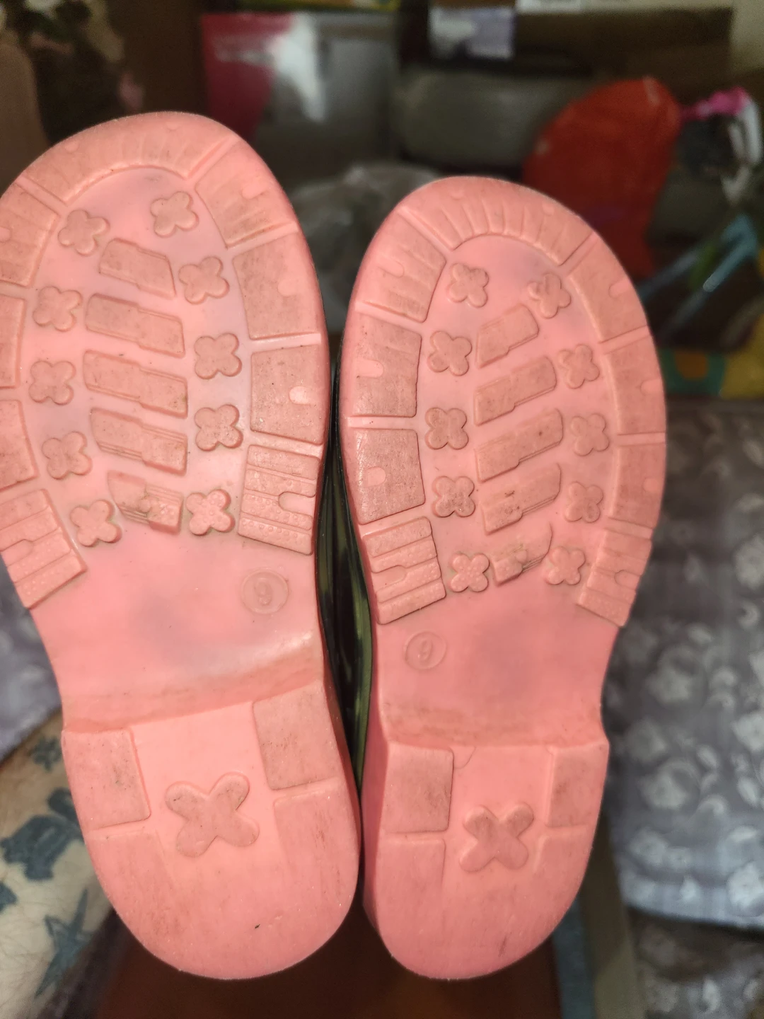 Kids' Leopard Print Rain Boots Size 9 - photo 2