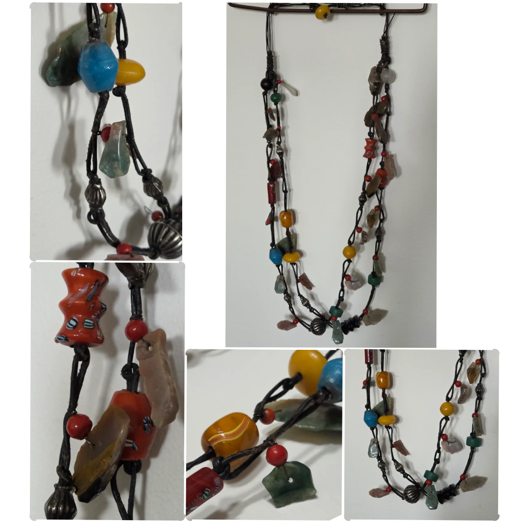 Vintage Necklace with Assorted stones