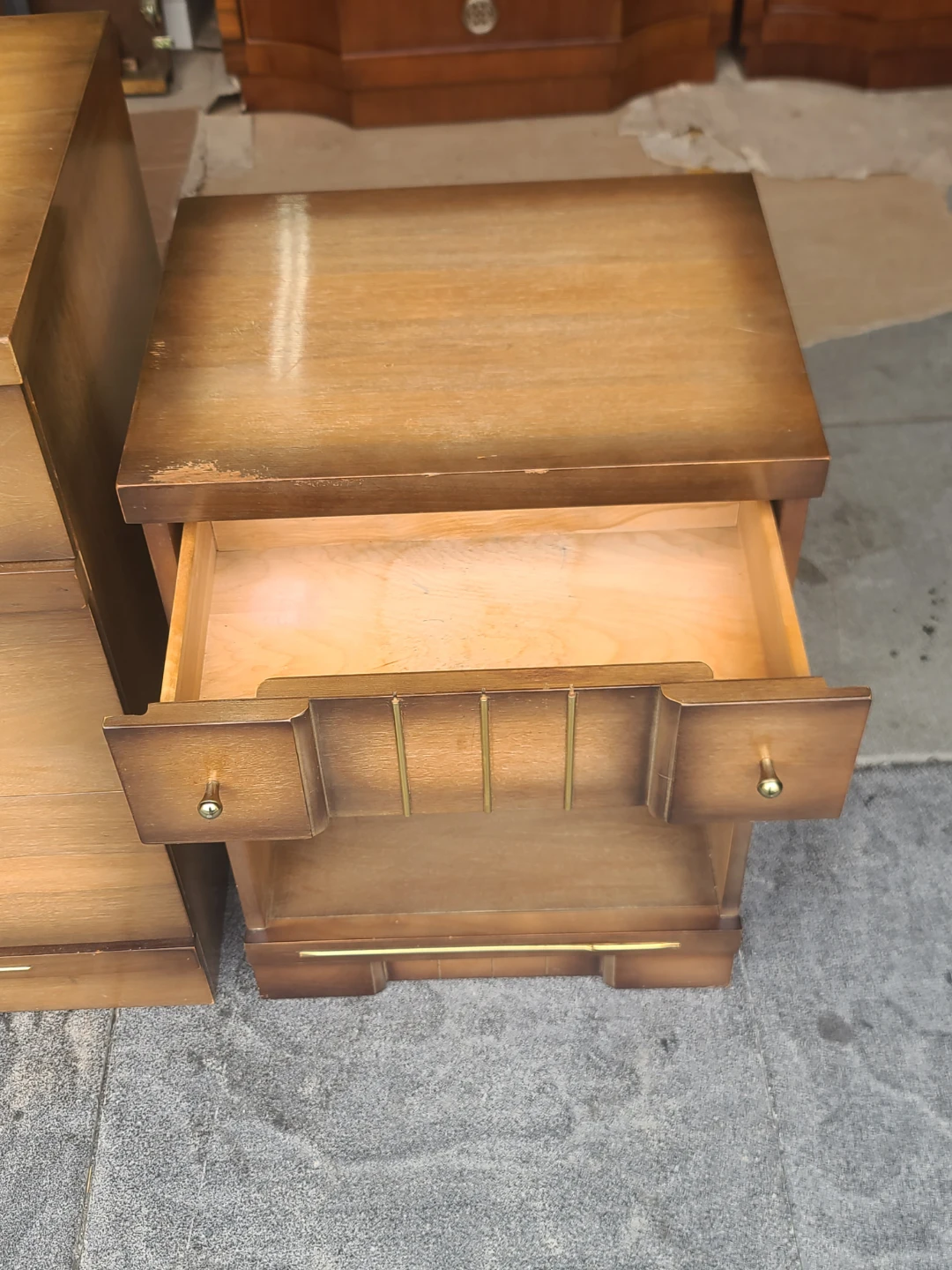 Mid-Century Modern Dresser and Nightstand Set - photo 5