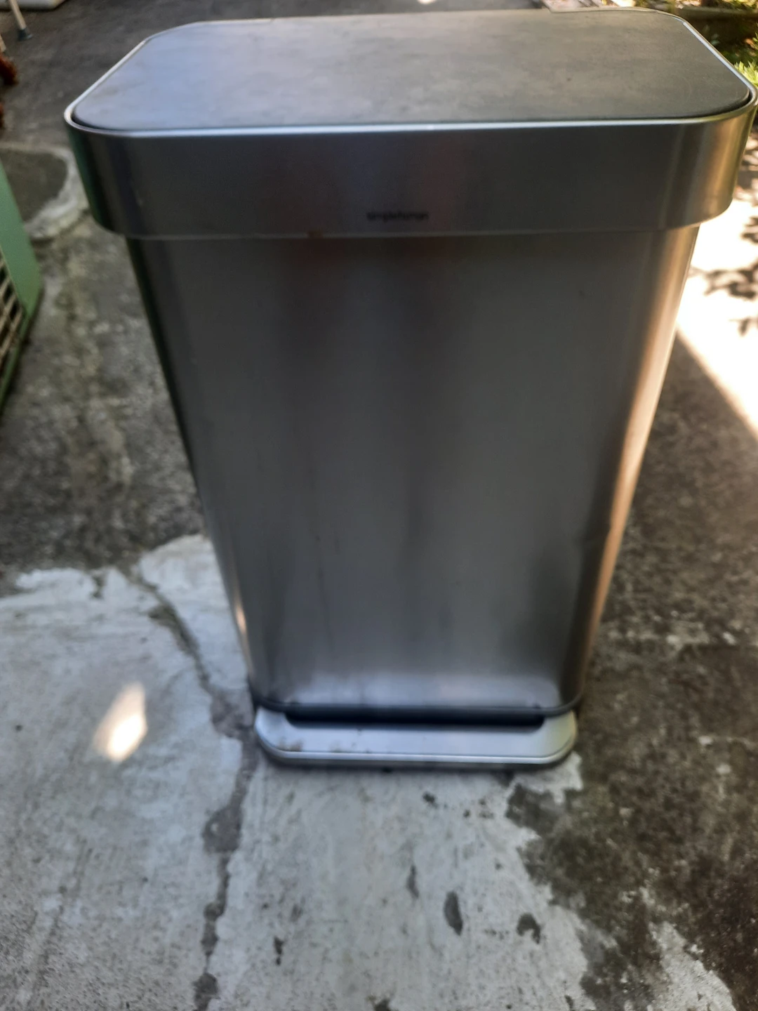 simplehuman Stainless Steel Step Trash Can