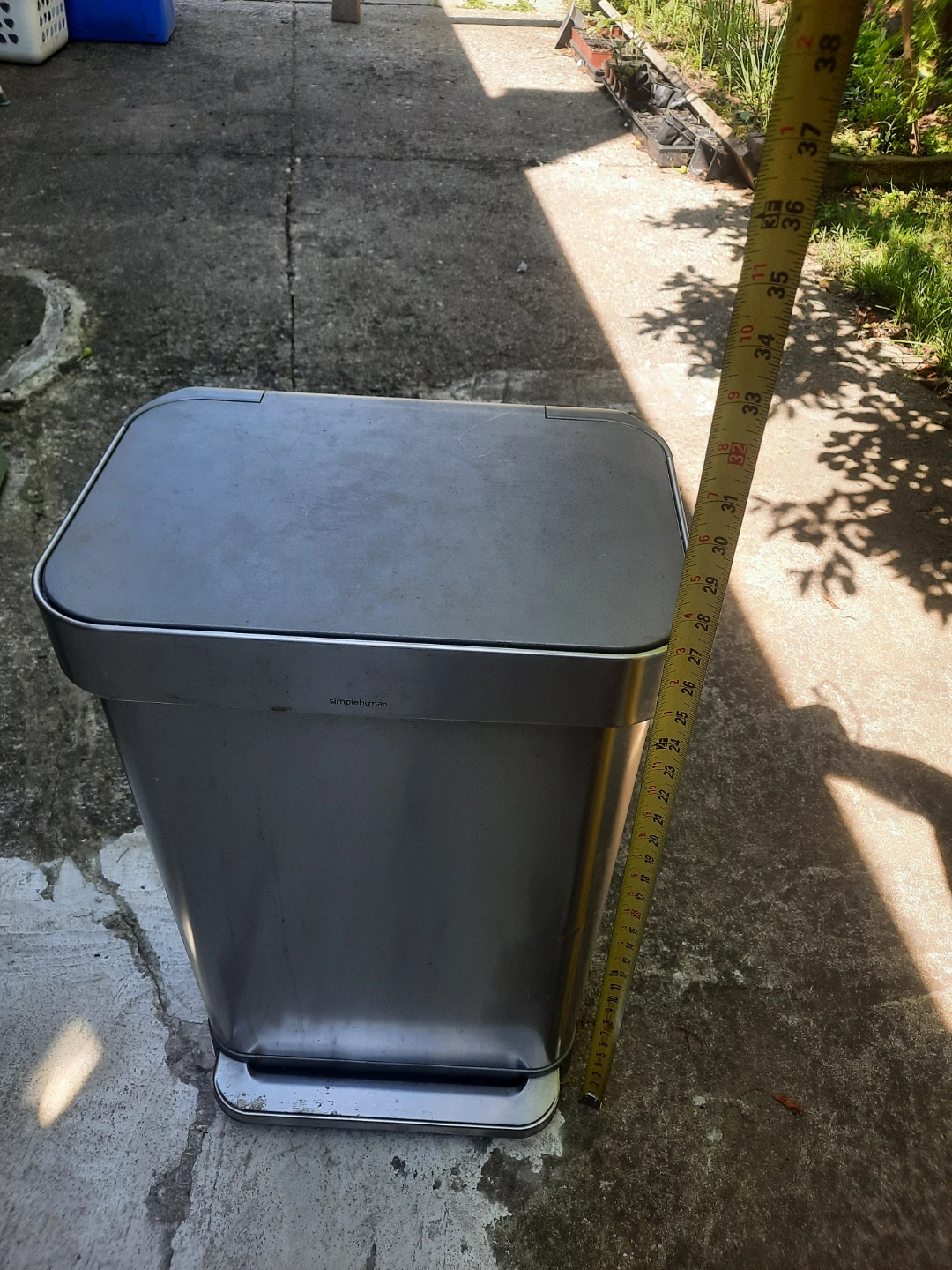 simplehuman Stainless Steel Step Trash Can - photo 3