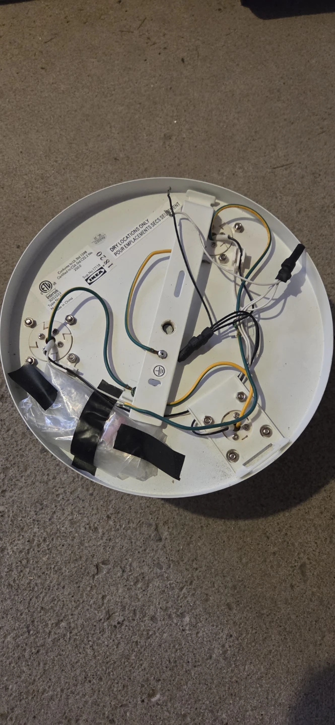 IKEA Ceiling Light Fixture Base - photo 2