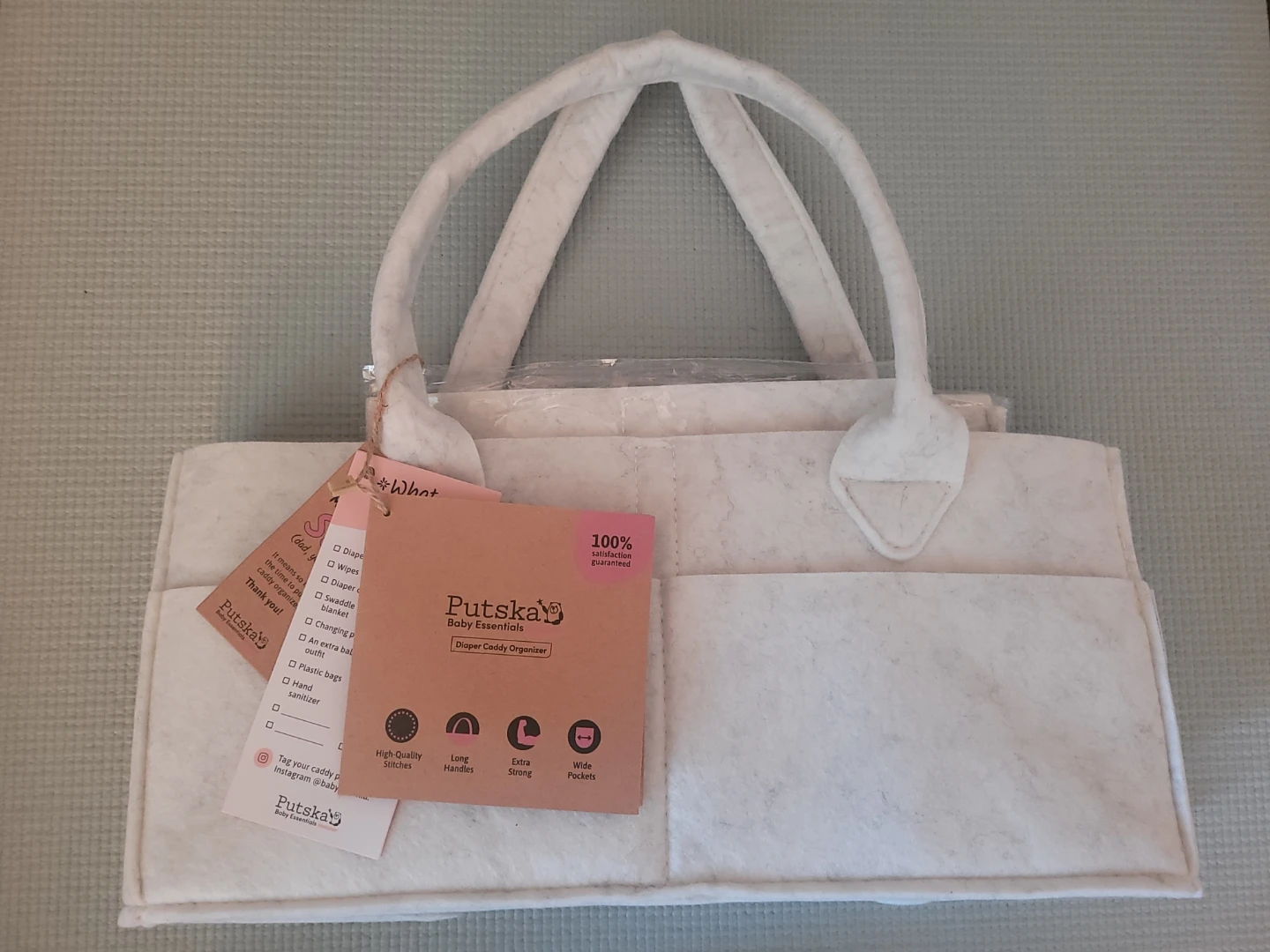 PUTSKA Baby Diaper Caddy Organizer