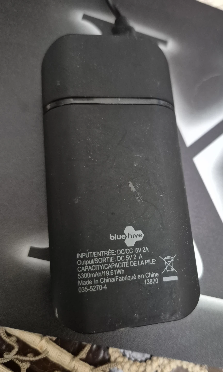 Blue Hive Portable Power Bank 5300mAh