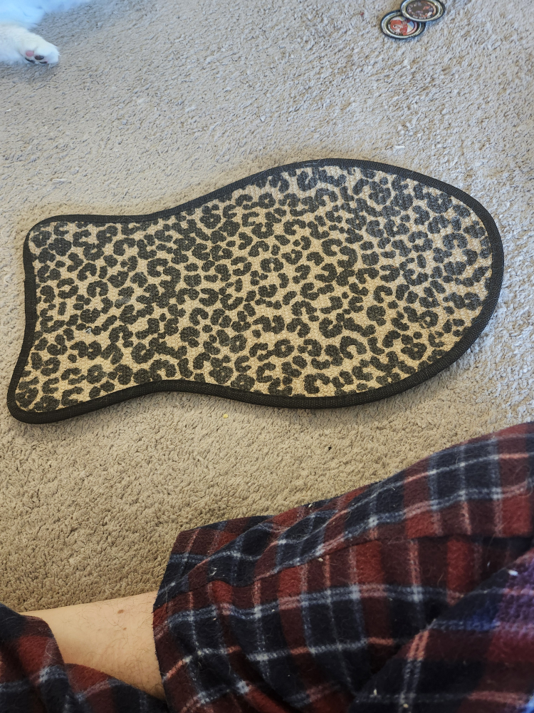 Fish-Shaped Cat Scratcher Mat