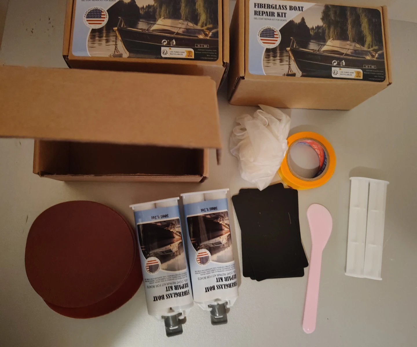 Fiberglass Boat Gel Coat Repair Kit