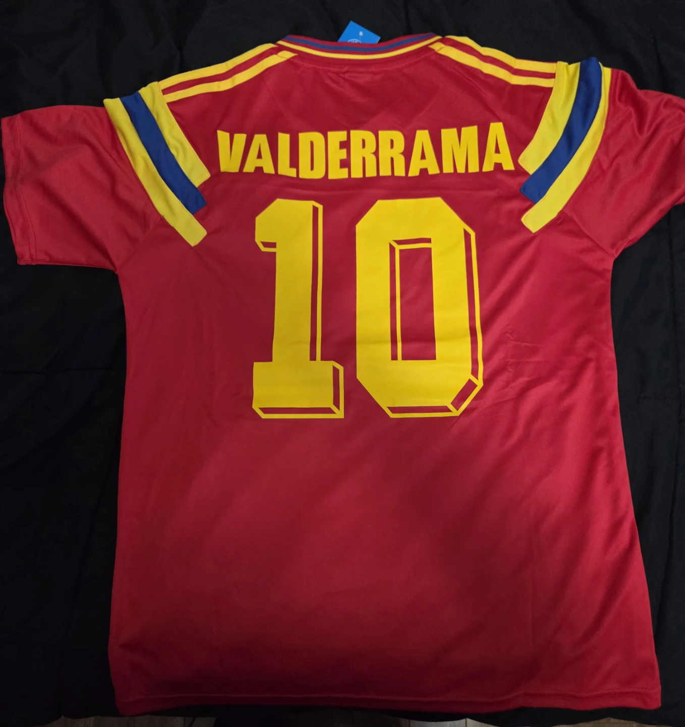 COLOMBIA CARLOS VALDERRAMA 1994 ITALIA 90 WC JERSEY - photo 3