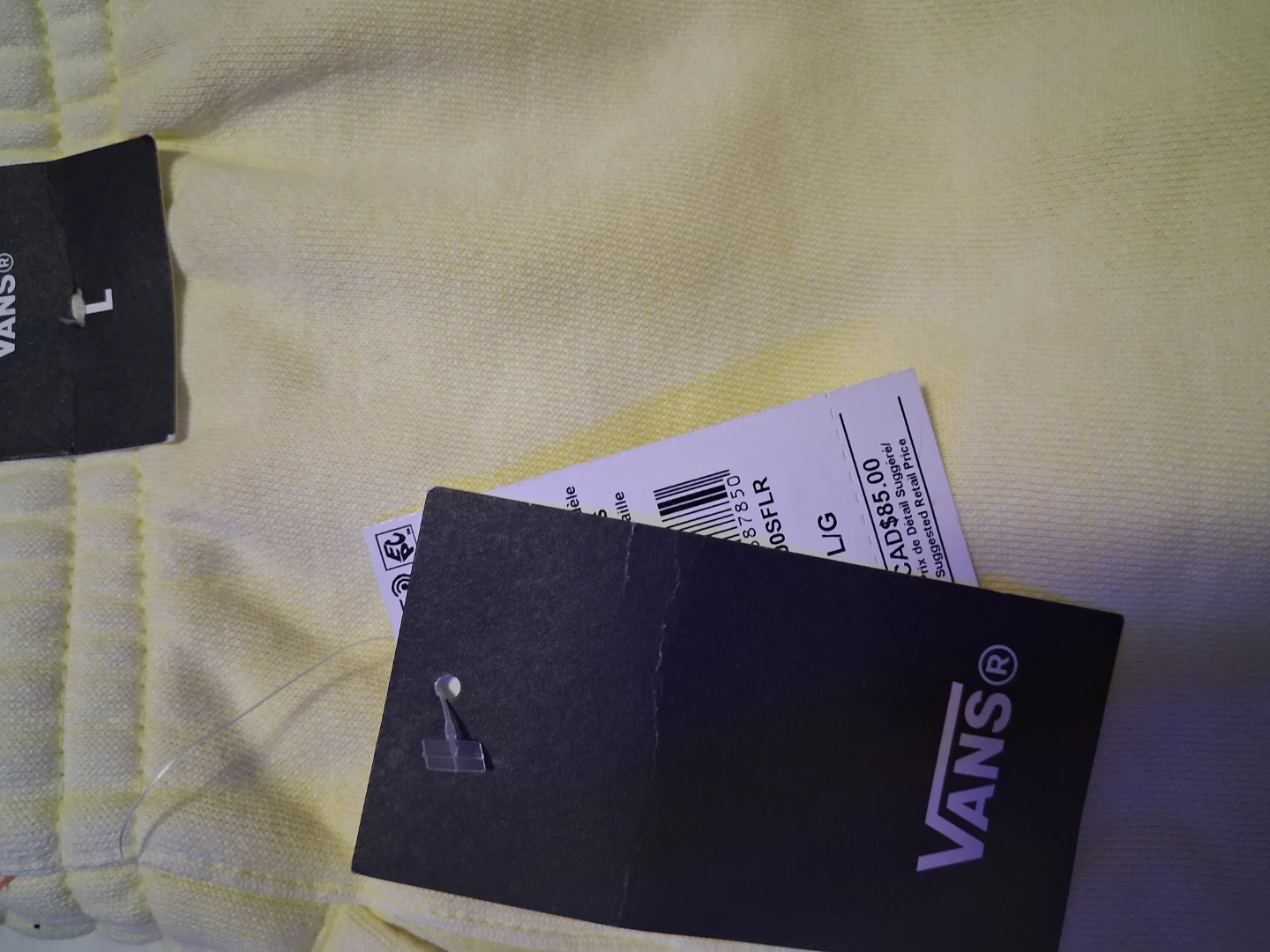 Pale Yellow VANS Sweatpants - photo 3
