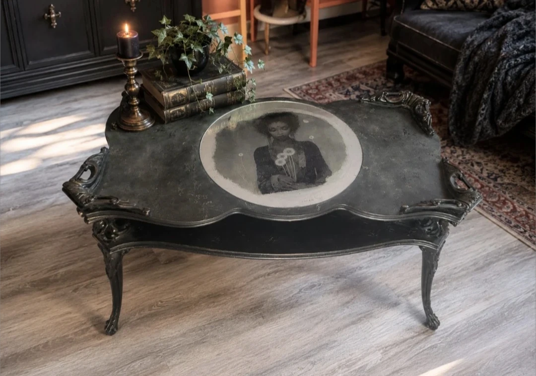 One-of-a-Kind Gothic Coffee Table