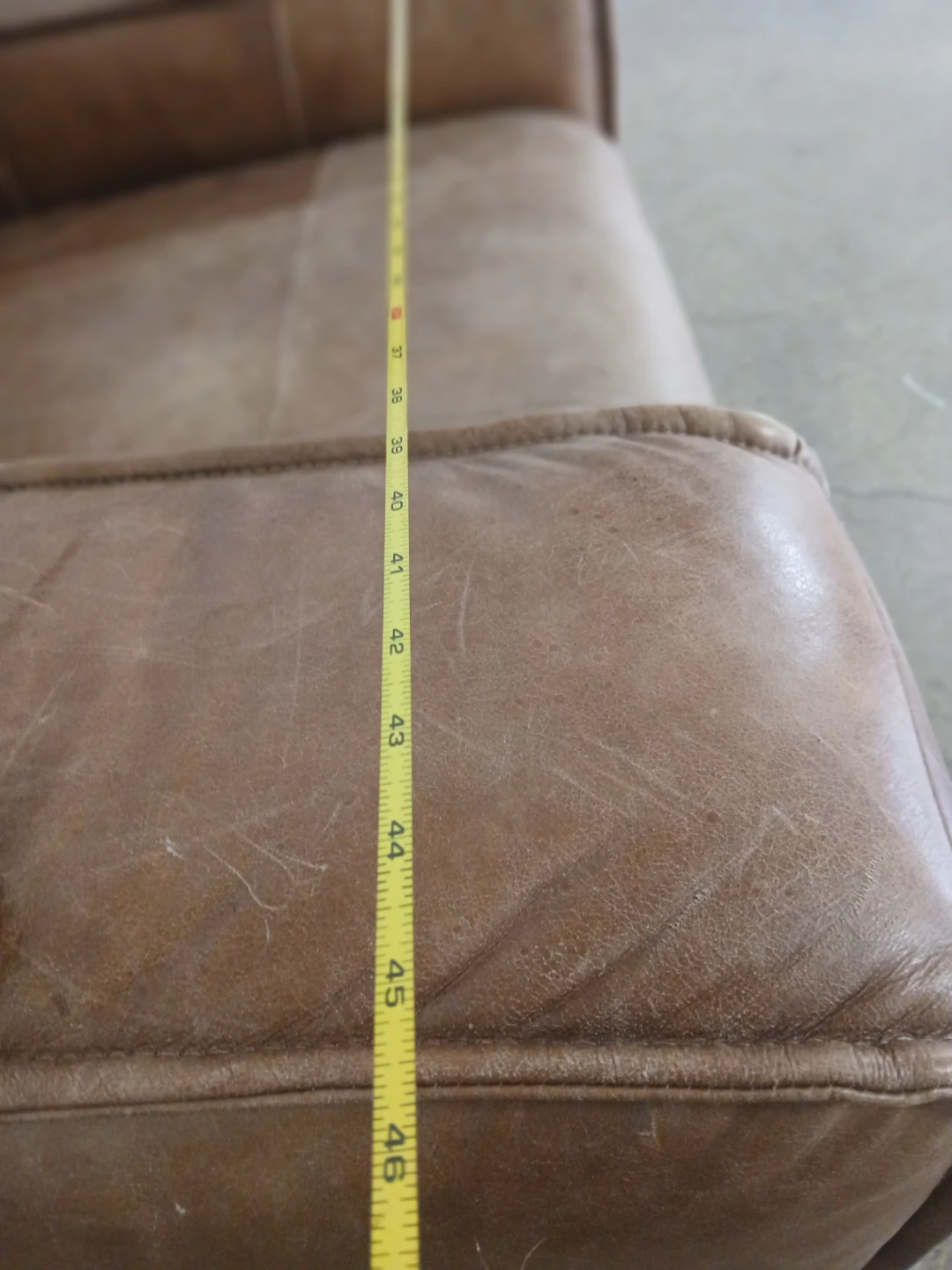 Brown Leather Recliner Chair with USB Ports - photo 5
