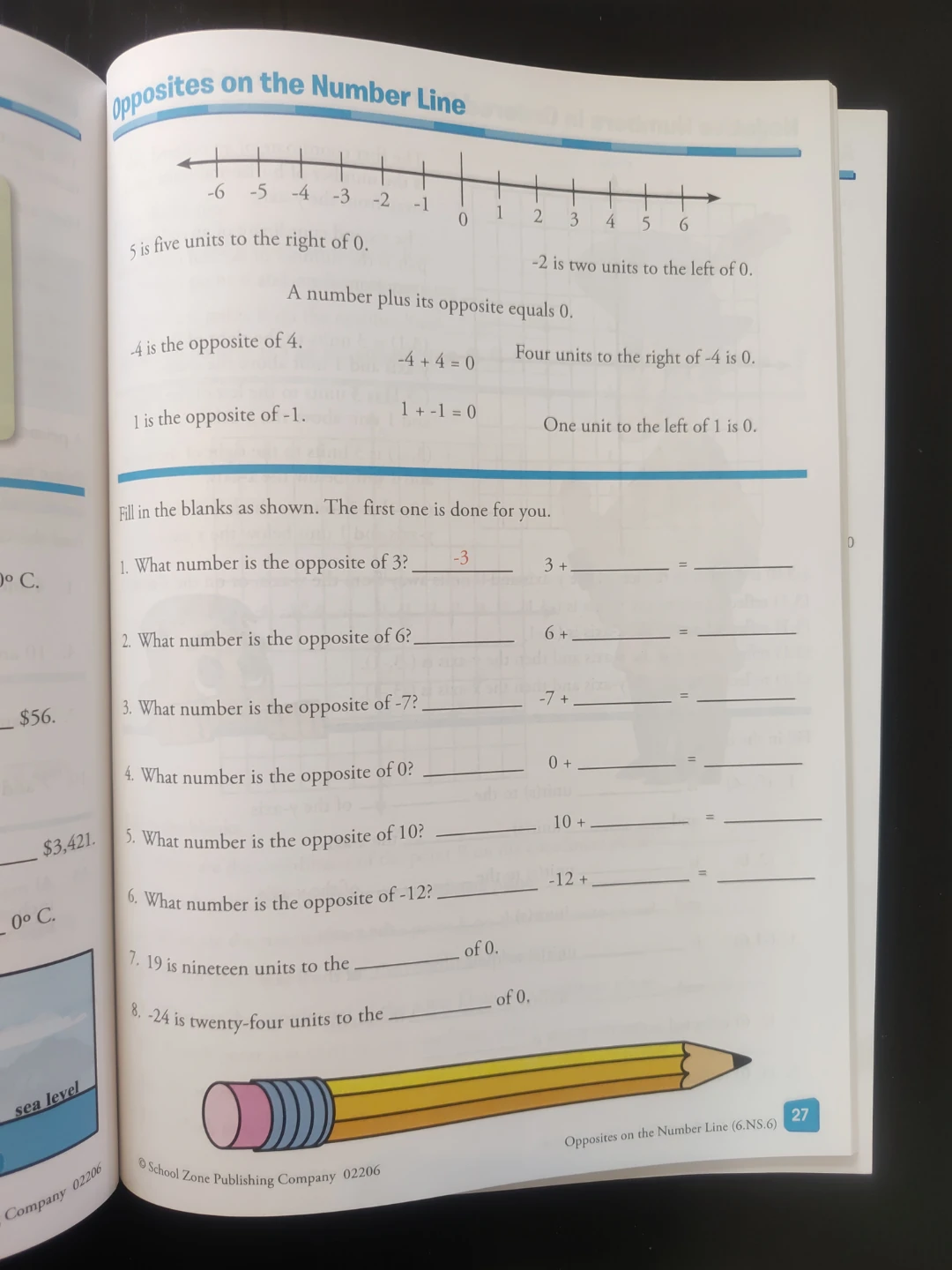 School Zone Math Basics Grade 6 Workbook - photo 2