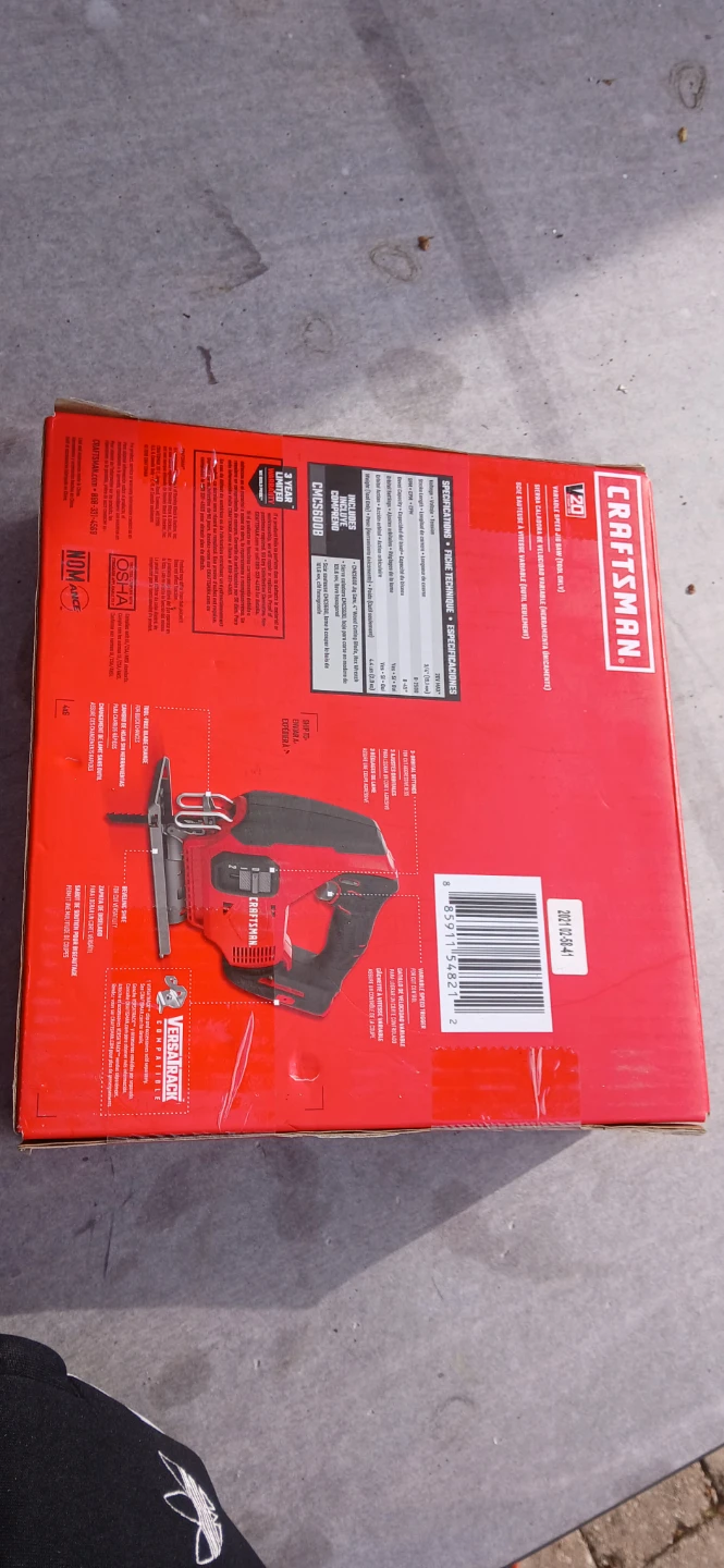 Craftsman V20 Cordless Jigsaw CMCS500B - photo 3