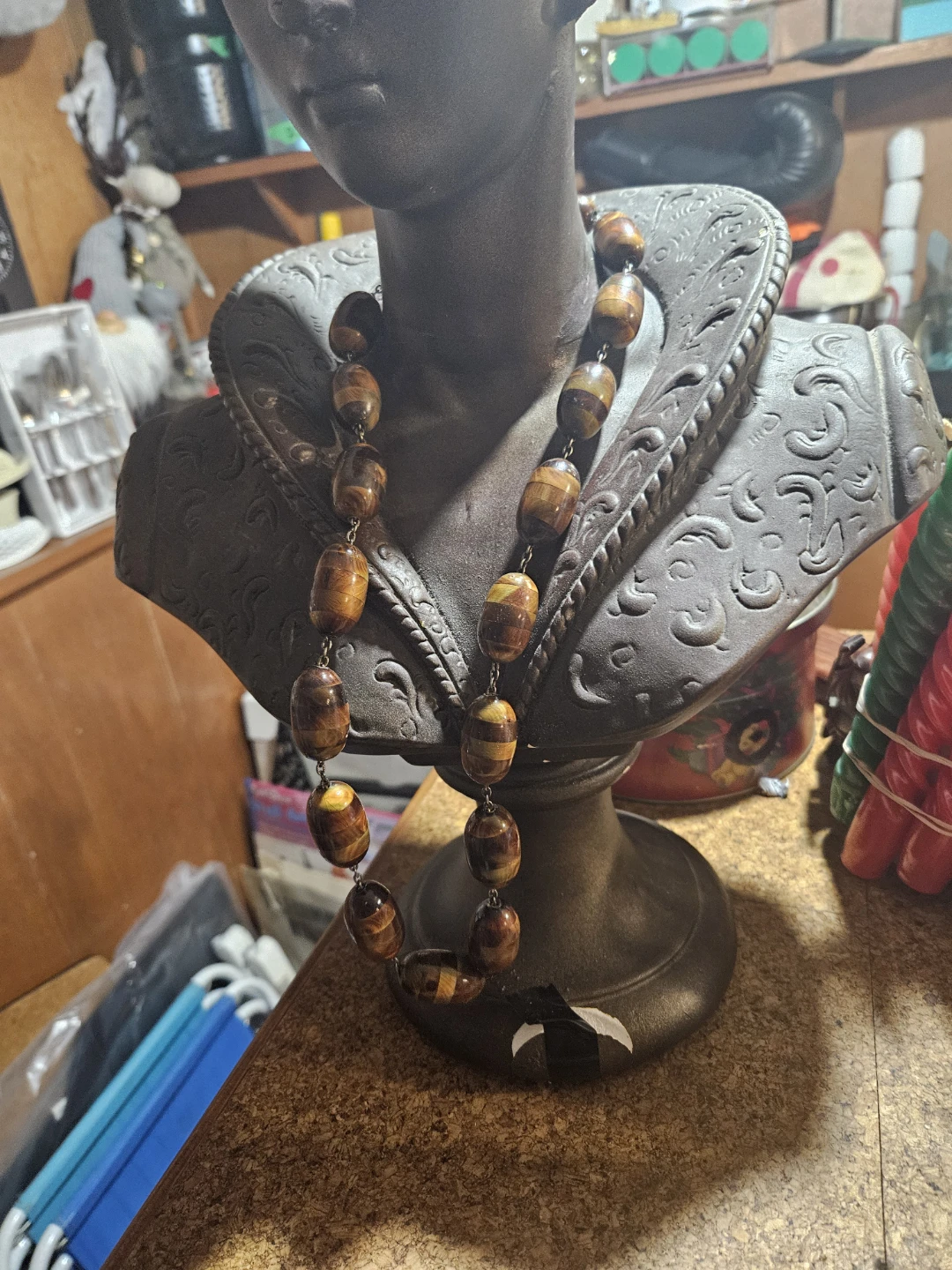 Wood Bead Necklace - photo 3