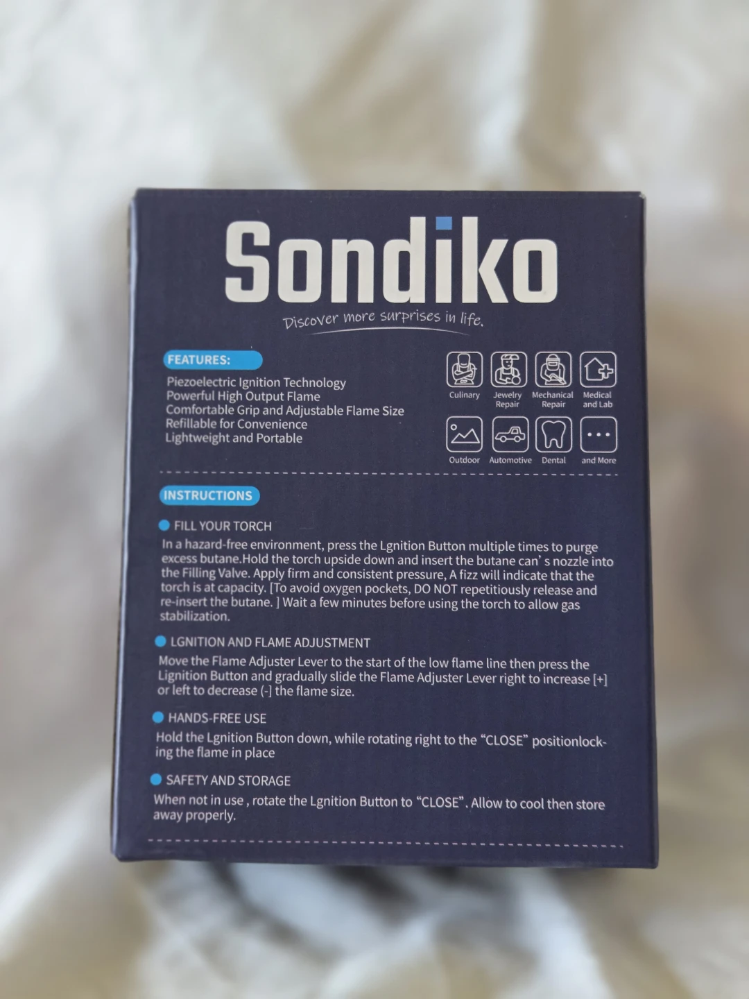 Sondiko S400 Butane Torch - photo 5
