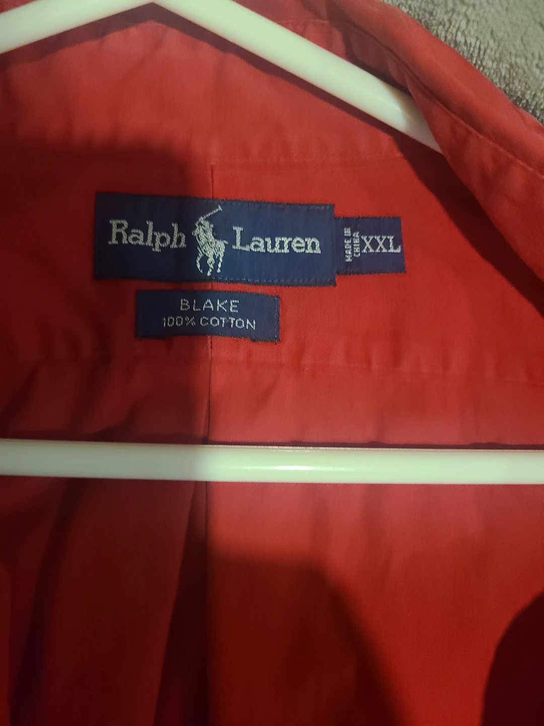 Ralph Lauren Blake Red Short Sleeve Button-Up Shirt XXL - photo 2