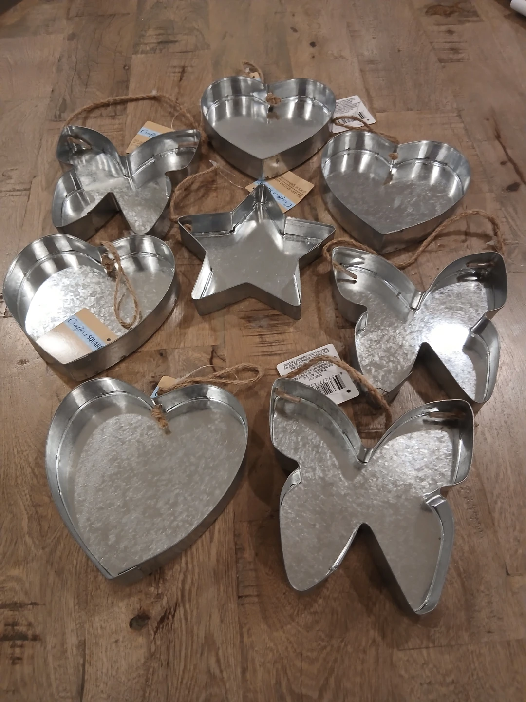 ALL 6 3D Galvanized Plaques ONLY $5