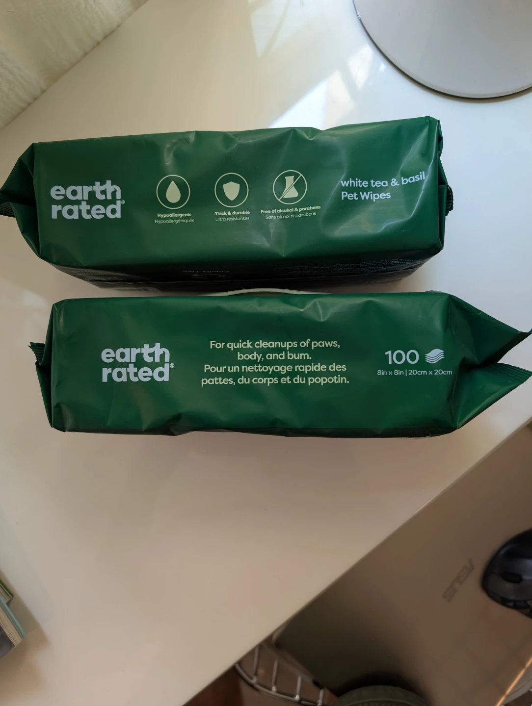 2x Earth Rated Pet Grooming Wipes - photo 3