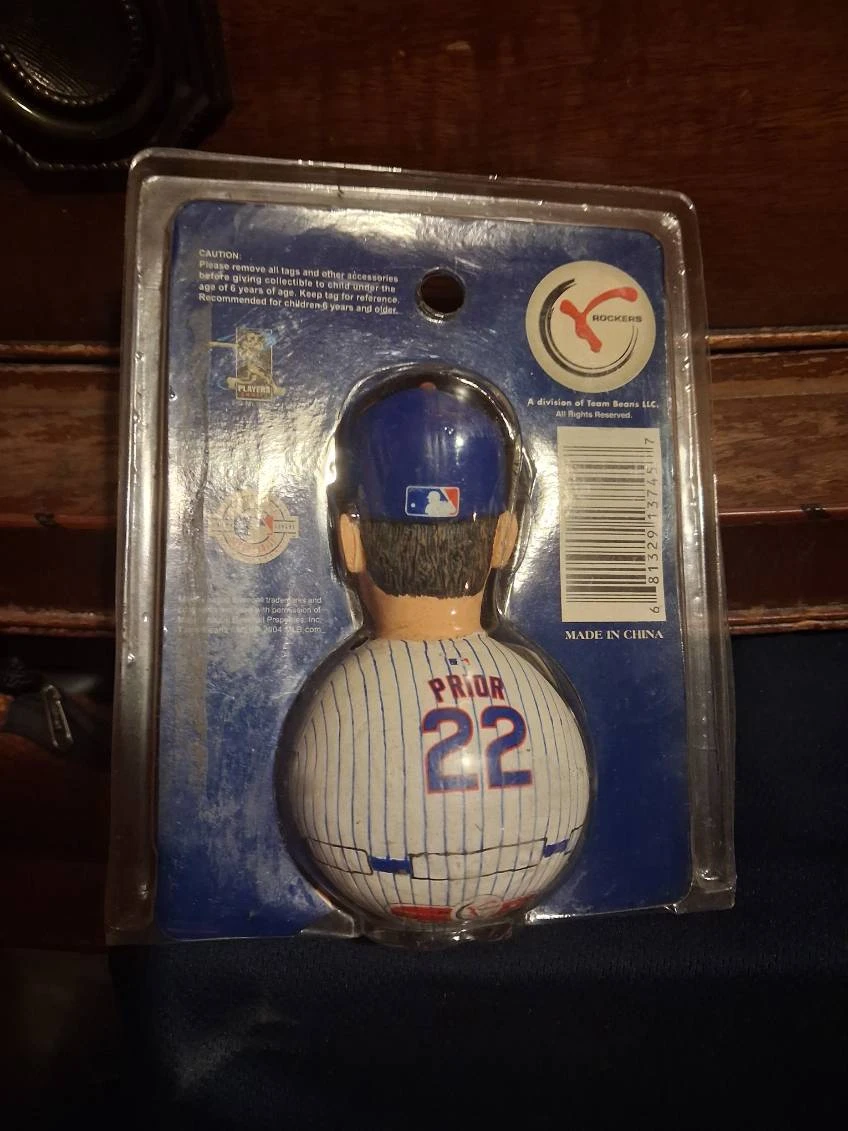 Rocker Bobblehead - Mark Prior #22 Chicago Cubs - photo 2