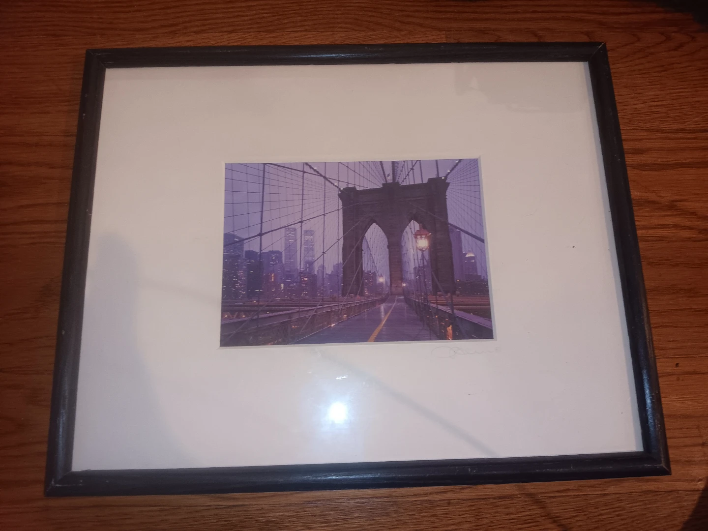 Framed Print of Brooklyn Bridge