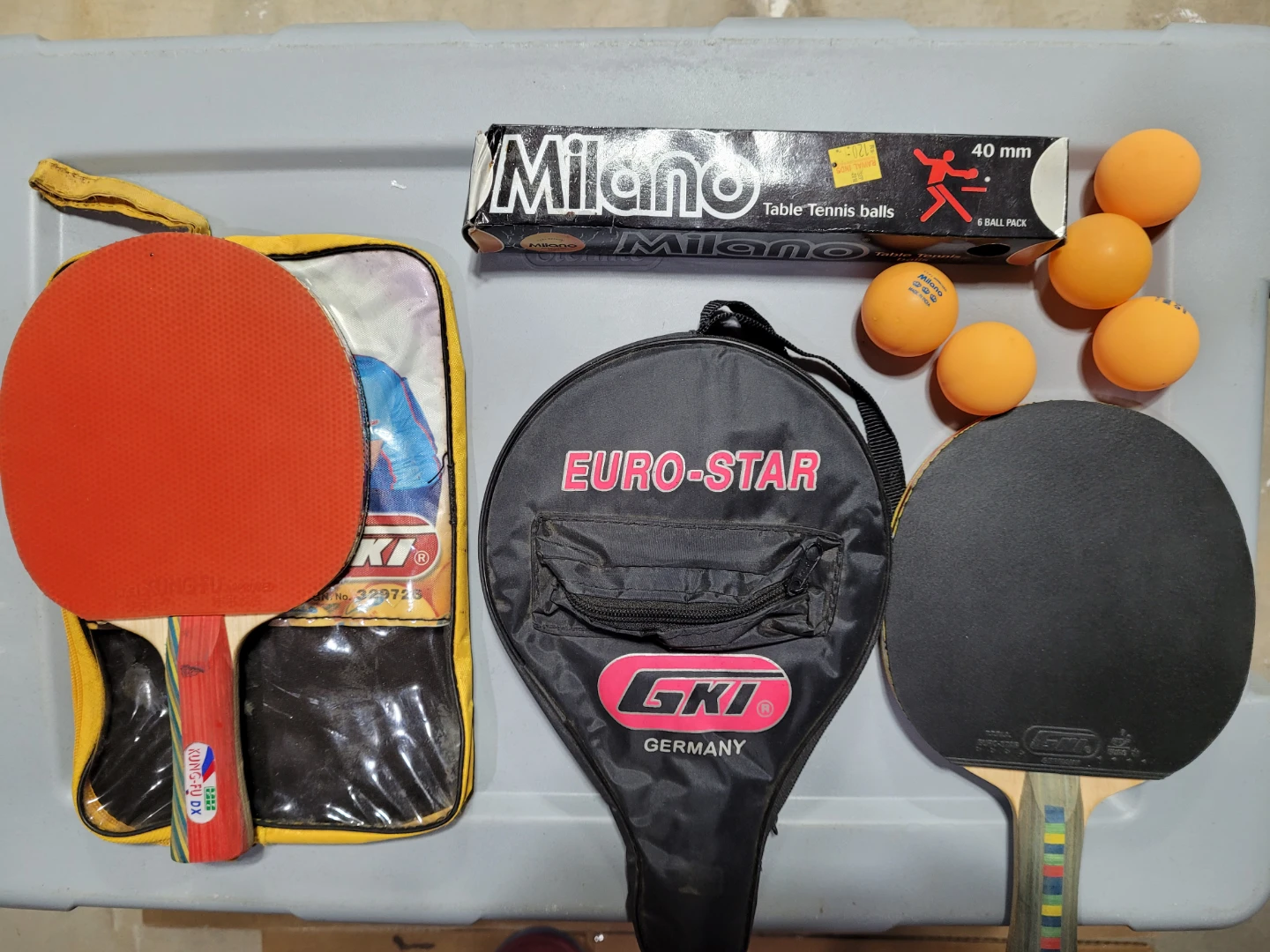 Table tennis bats