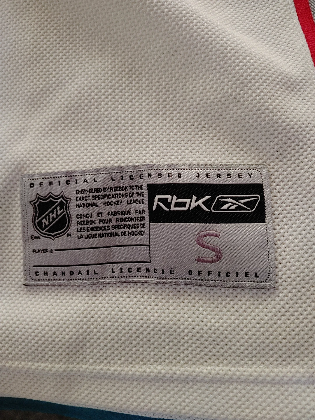 Reebok NHL Eastern Conference Hockey Jersey Size S - photo 3