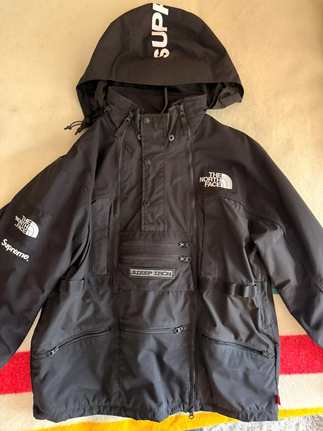 Supreme The North Face Steep Tech Hooded Jacket Black